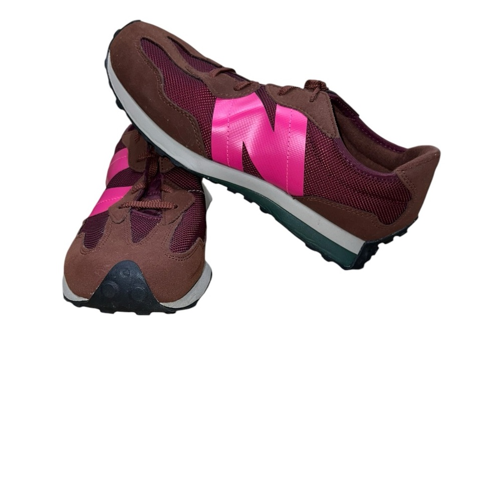 New Balance Brown and Pink Athletic Shoes